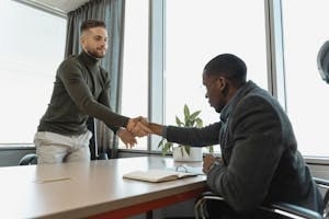 Men Shaking Hand After a Job Interview