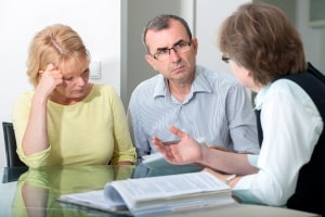 Couple Having Relationship Counselling to Overcome Financial Stress